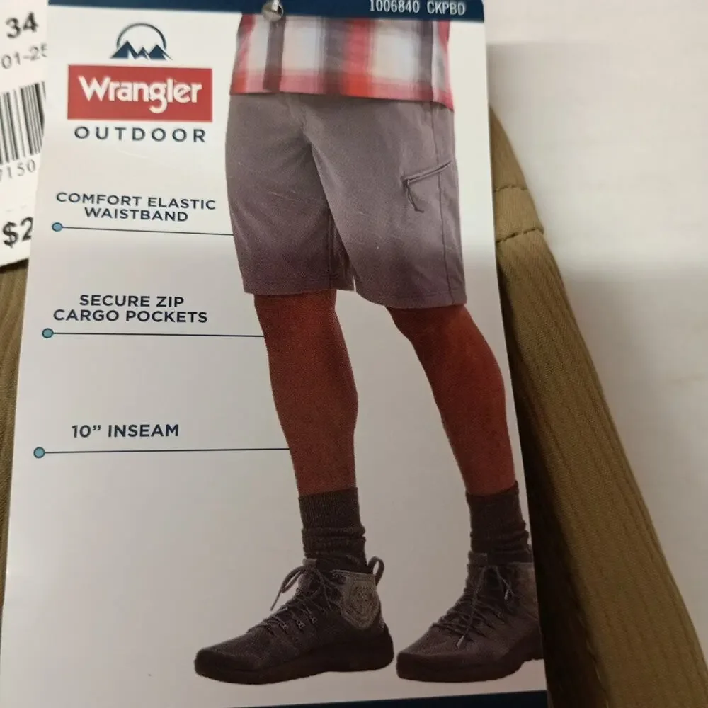 Wrangler Men's Field Utility‎ Shorts Size 34 Elmwood Relaxed
